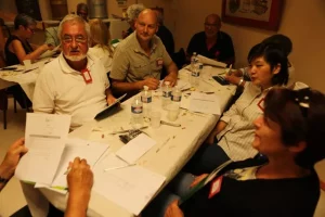 Concours Fromonval France dégustation jury table