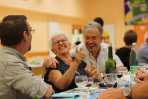 Concours Fromonval France repas rire participants